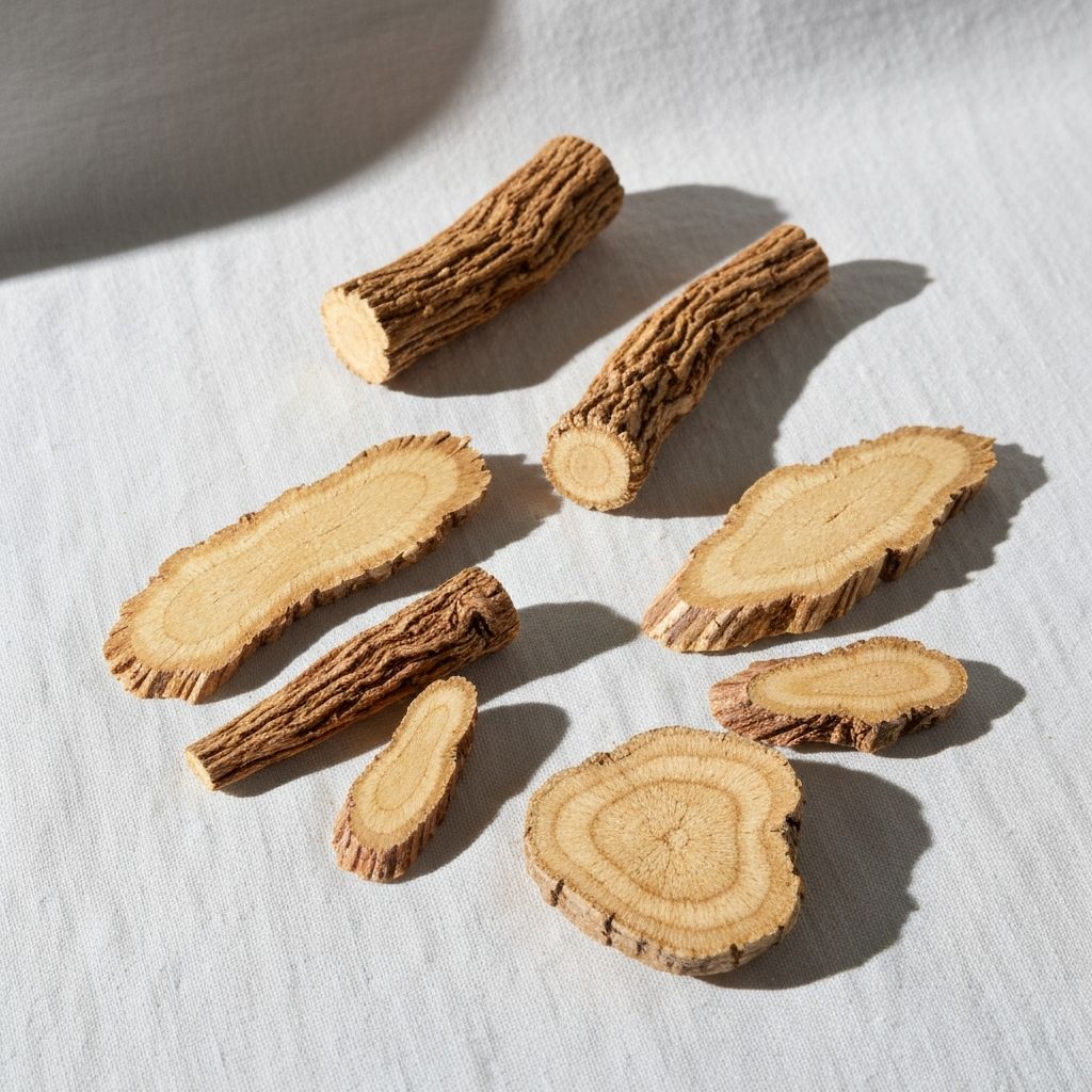 Dried Rhodiola rosea root pieces